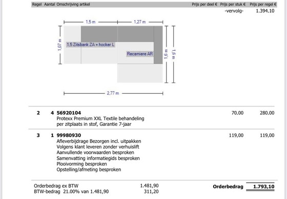 Image 1 of Prachtige Bank | Nog Geen 2 Jaar Oud | 5 Jaar Vlek Garantie