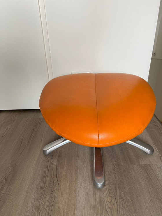 Image 1 of Leolux fauteuil met poef