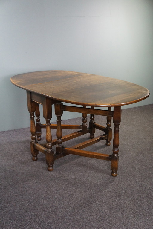 Eikenhouten Engelse gateleg tafel