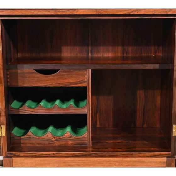 Image 1 of Vintage Rio palissander rolbar van Torbjørn Afdal voor Bruksbo, Noorwegen 1960