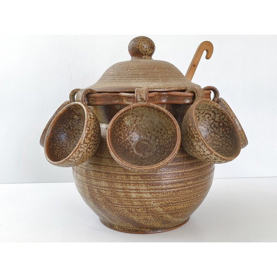 Image 1 of Vintage Keraluc steengoed ponsset, 1970