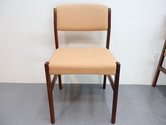 Image 1 of Set Van 6 Deense Stoelen Palissander