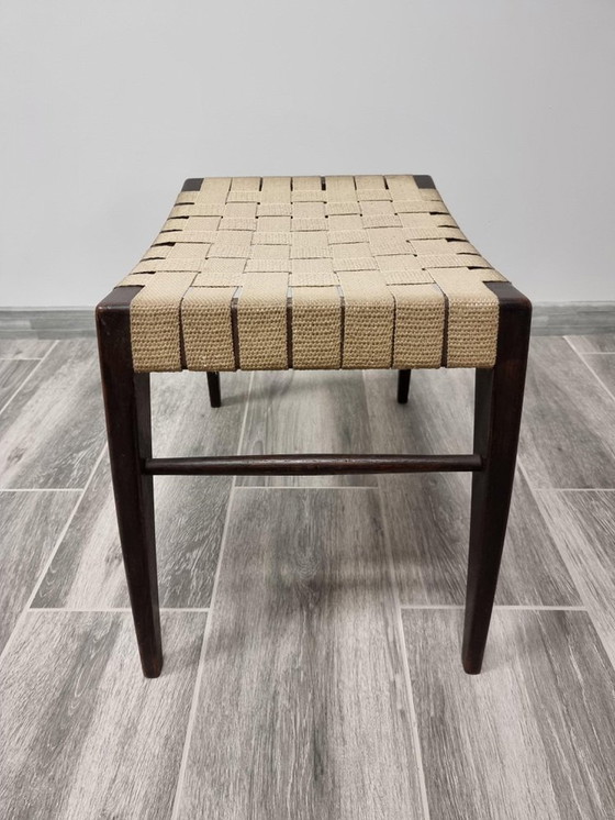 Image 1 of Vintage Eiken Voetsteun Door Jan Vanek