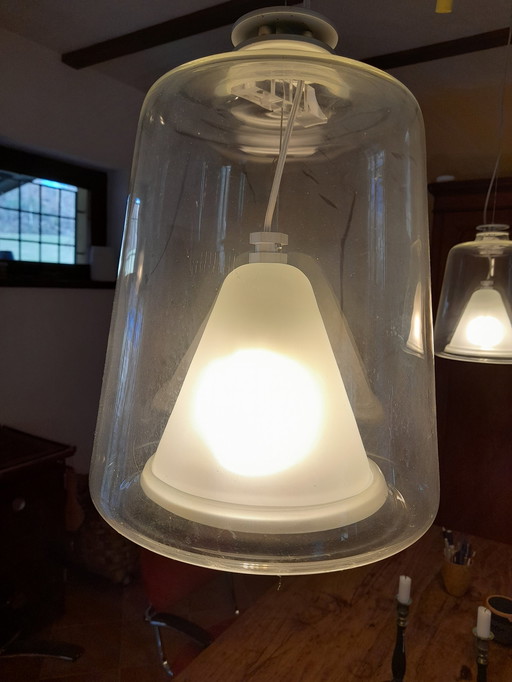 Oluce Lanterna Hanglamp Van Murano Glas