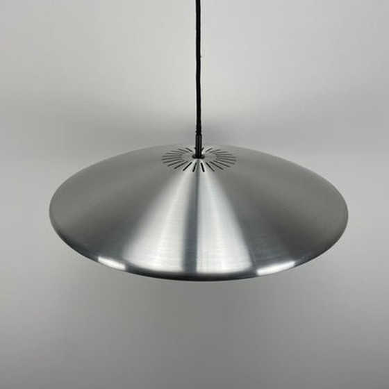 Image 1 of Mist & Mørup Diskos Hanglamp - Zilver - Door Jo Hammerborg - 1960