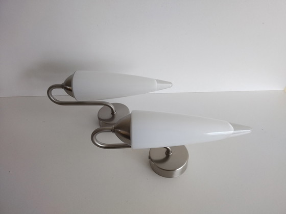 Image 1 of Wandlampjes – Glazen Kegel – Vintage