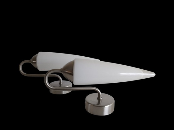 Image 1 of Wandlampjes – Glazen Kegel – Vintage