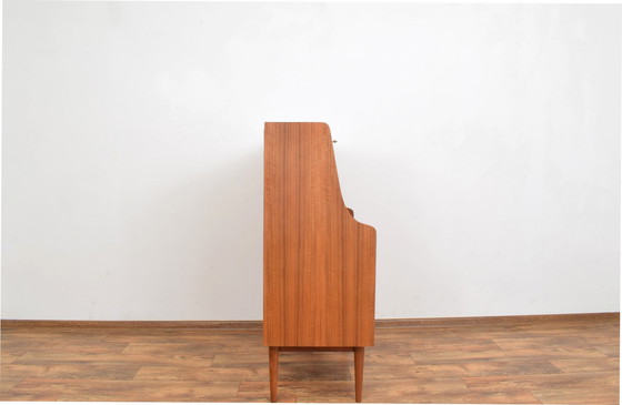 Image 1 of Mid Century Deense teakhouten secretaire van Gunnar Nielsen voor Tibergaard, 1960S.