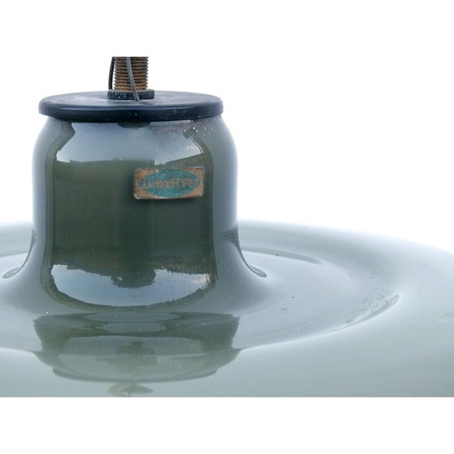 Vintage Plafondlamp in glas Alessandro Pianon Lumen Italië 1960