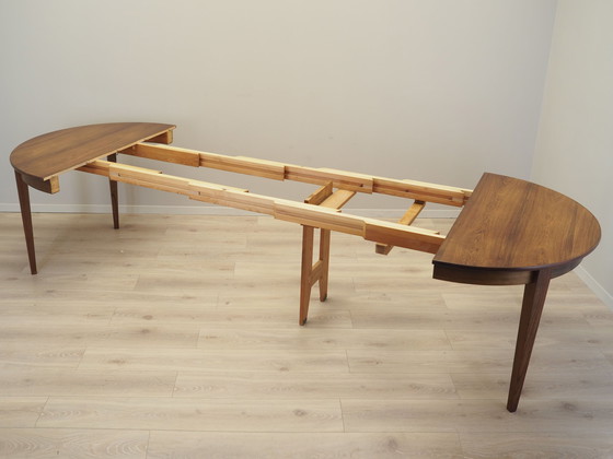 Image 1 of Ronde rozenhouten tafel, Deens ontwerp, 1970S, Productie: Denemarken