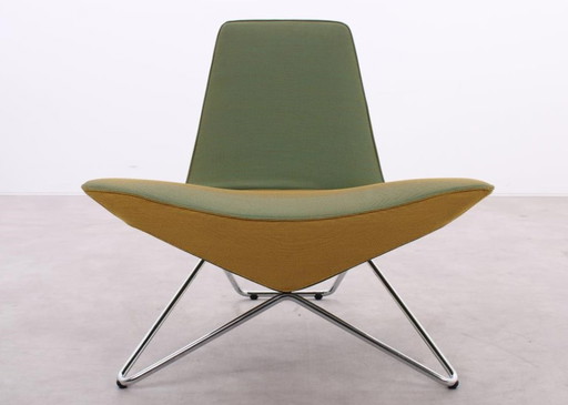 Walter Knoll MYchair fauteuil groen geel