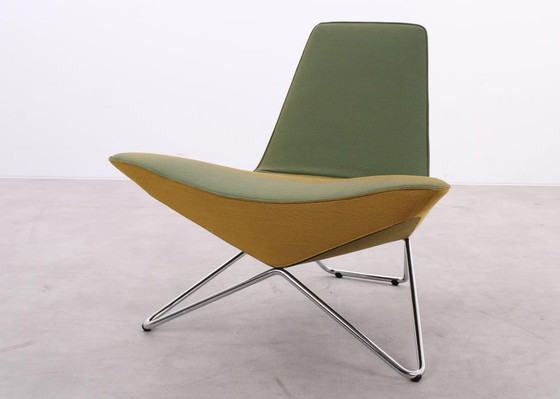 Image 1 of Walter Knoll MYchair fauteuil groen geel