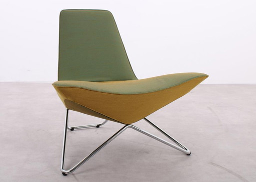 Walter Knoll MYchair fauteuil groen geel