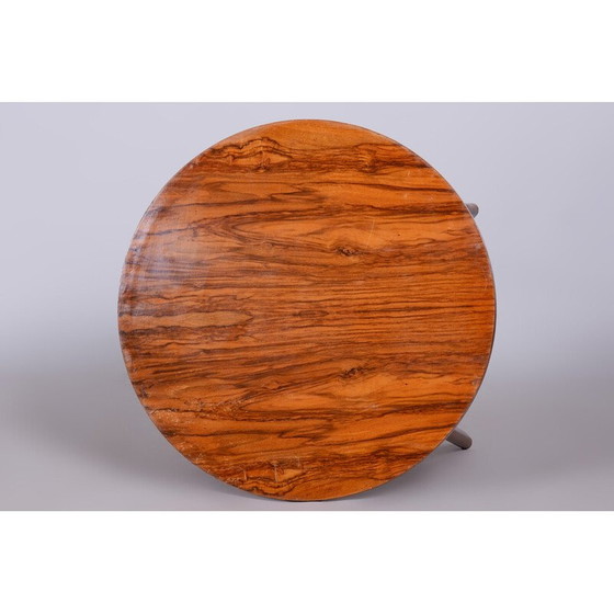 Image 1 of Mid Century ronde bijzettafel van Jitona, Tsjechië 1950