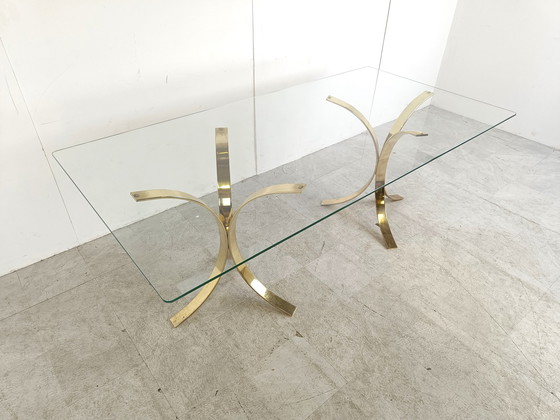 Image 1 of Vintage koperen eettafel, jaren 70