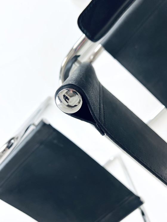 Image 1 of 4x Vintage Buisframe Stoelen ‘70