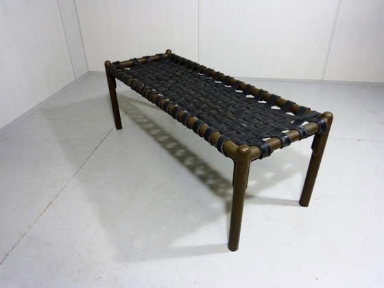 Image 1 of Vintage industrieel bankje