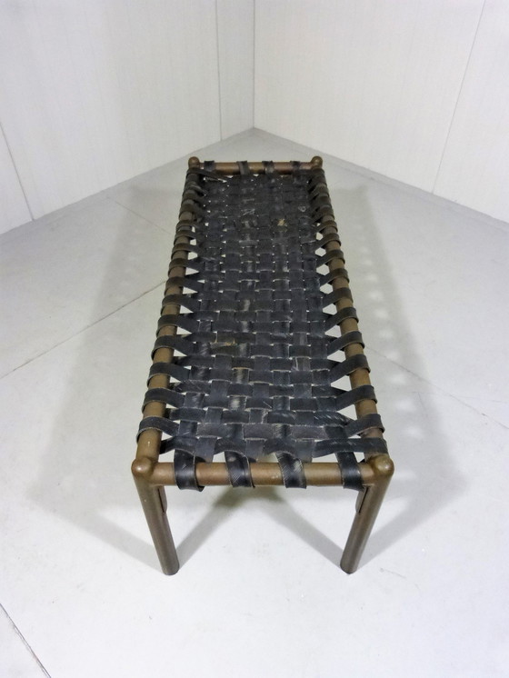 Image 1 of Vintage industrieel bankje