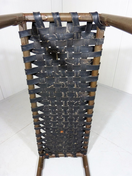 Image 1 of Vintage industrieel bankje