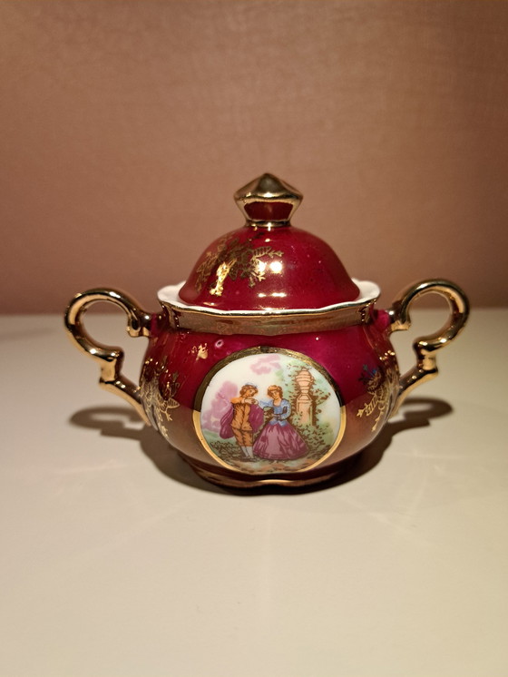 Image 1 of Limoges Koffie-Theepot/Melk-En Suikerpotje