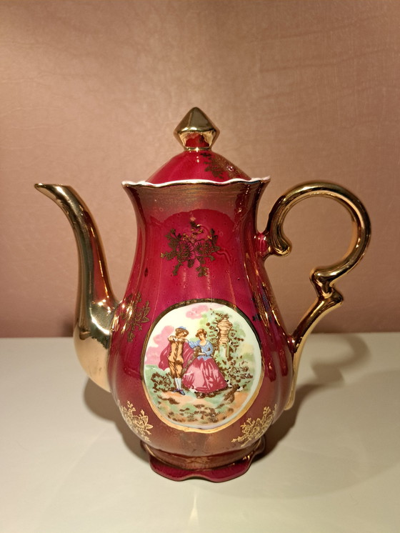 Image 1 of Limoges Koffie-Theepot/Melk-En Suikerpotje