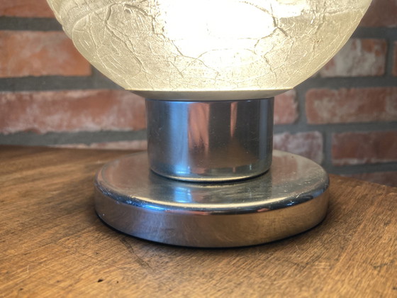 Image 1 of Doria leuchten vintage design lamp ijsglas