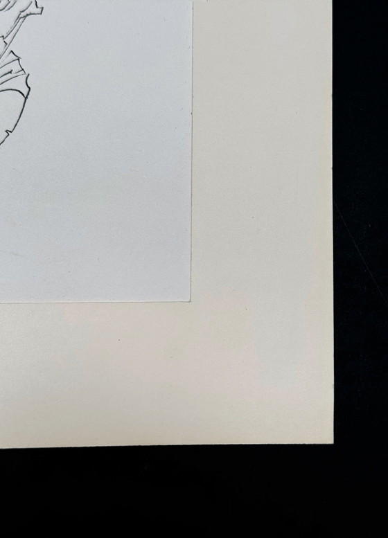 Image 1 of Eugene Eechaut (1928-2019) - Minimalistische compositie in inkt. 1970