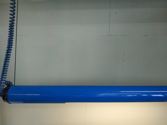 Image 1 of Vintage Pop Art Plastic Jaren 80 Fluorecent Tube Plafond Lamp