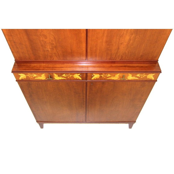 Image 1 of Vintage mahoniehouten kast van Carl Malmsten voor Joc, jaren 1970