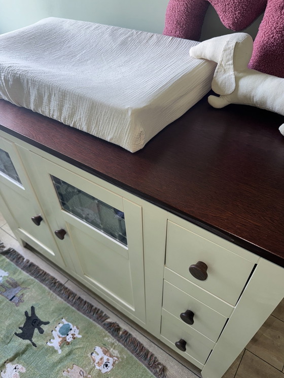 Image 1 of Commode Glas in Lood