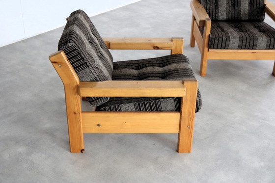 Image 1 of Zweedse zitgroep | 2x fauteuil + salontafel