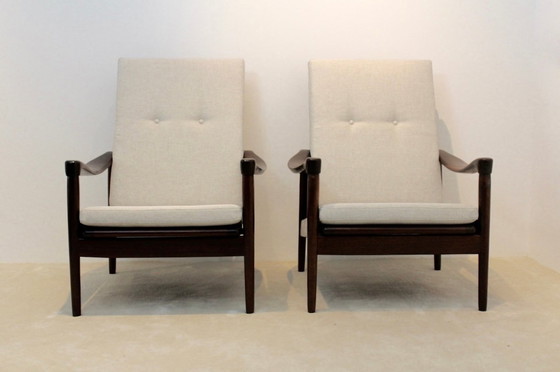 Image 1 of 2x De Ster Geldermalsen Hoge Rug Fauteuils