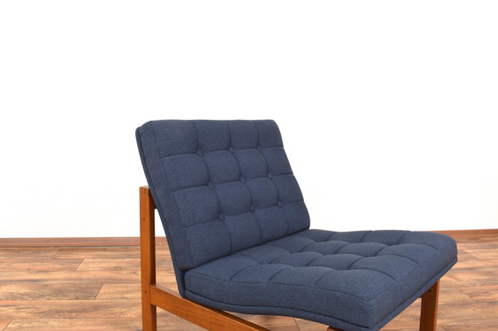 Image 1 of Mid Century Teak "Moduline" Modulaire Sofa van Ole Gjerløv-Knudsen & Torben Lind voor France & Søn, 1960S