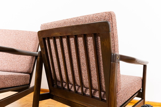 Image 1 of Paar Mid Century fauteuils B7522 van Zenon Bączyk, Polen, jaren 1960