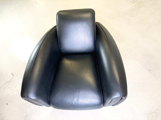 Image 1 of De Sede Fauteuil Ds 57 Bugatti Franz Romero Leder Zwart