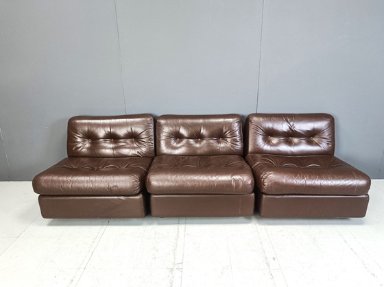 Image 1 of Modulaire sofa Amanta van Mario Bellini voor B&B Italia, 1970S - Set van 3