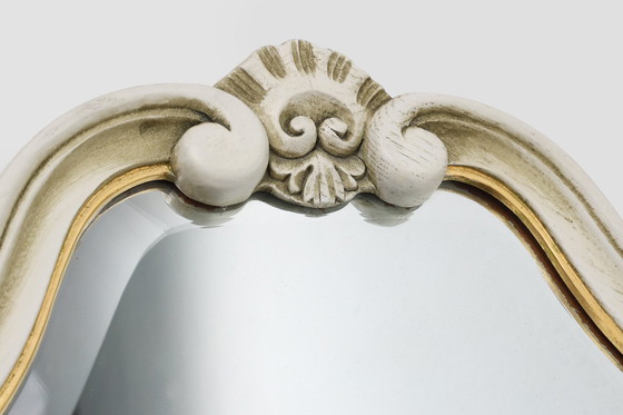 Image 1 of 20e Eeuwse Franse afgeschuinde spiegel in Lodewijk XV-stijl