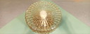 Vintage plafondlamp/plafonnier, amber