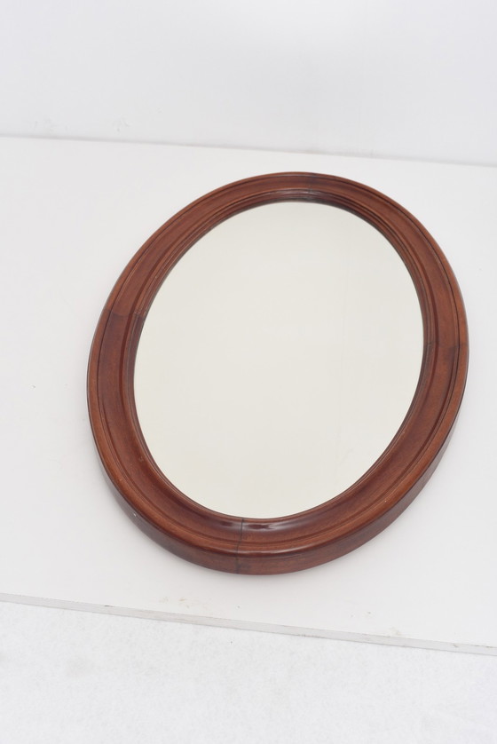 Image 1 of Vintage ovale spiegel