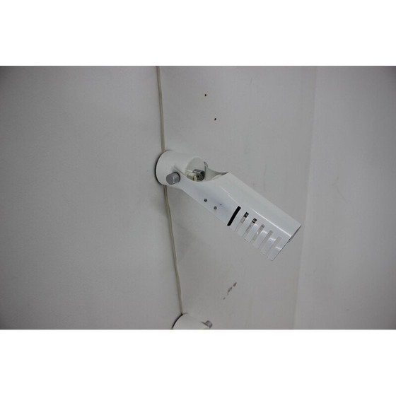 Image 1 of Set van 3 vintage verstelbare metalen wandlampen, Tsjecho-Slowakije 1980