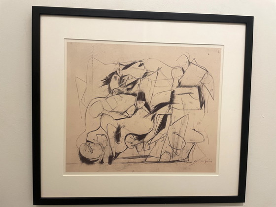 Image 1 of Heliogravure Van Willem De Kooning In Perfecte Staat