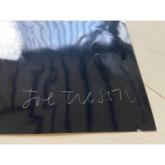 Image 1 of Vintage zeefdruk op aluminium door Joe Tilson voor Sergio Tosi