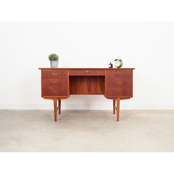 Image 1 of Vintage teakhouten bureau, Denemarken 1970