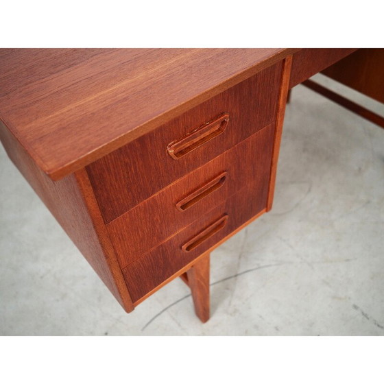 Image 1 of Vintage teakhouten bureau, Denemarken 1970