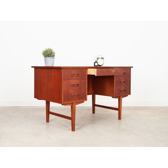 Image 1 of Vintage teakhouten bureau, Denemarken 1970