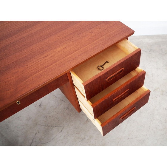 Image 1 of Vintage teakhouten bureau, Denemarken 1970