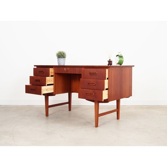 Image 1 of Vintage teakhouten bureau, Denemarken 1970