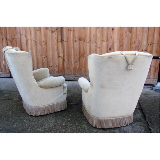 Paar vintage uszak fauteuils, 1970