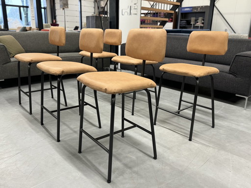 6x Jess Design Zipp Barstoelen