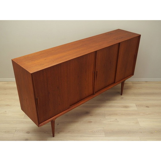 Image 1 of Vintage teakhouten highboard van Omann Jun, 1970